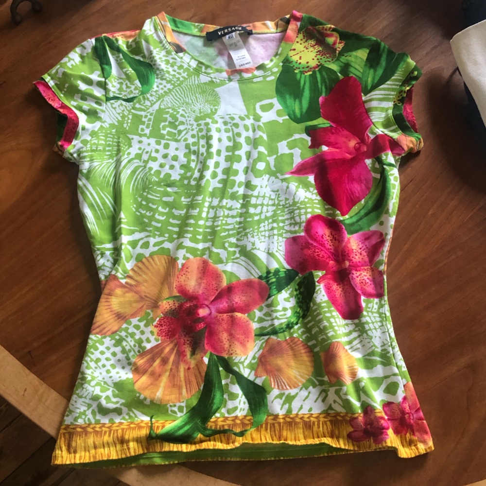 Versace Tropical Tee - SZ 40/S